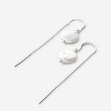 Bryan Anthonys Grit Silver Threader Earrings Macro