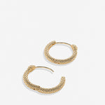 Bryan Anthonys Begin Again Midi Hoops Earrings In Gold