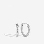 Bryan Anthonys Begin Again Midi Hoops Earrings In Silver