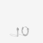 Bryan Anthonys Begin Again Mini Hoop Earrings in Silver