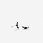 Bryan Anthonys Eclipse Collection Pave Stud Earrings in Silver