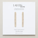Bryan Anthonys Layers of You Collection Unstoppable Maxi Hoop Earrings Gold On Card