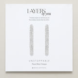 Bryan Anthonys Layers of You Collection Unstoppable Maxi Hoop Earrings Silver On Card