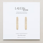 Bryan Anthonys Unstoppable Pave Midi Hoops Gold