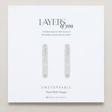 Bryan Anthonys Unstoppable Pave Midi Hoops Silver