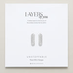 Bryan Anthonys Layers of You Gold Unstoppable Pave Hoops On Card