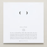 Bryan Anthonys Eclipse Collection Pave Stud Earrings in Silver with Meaning Card