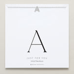 Bryan Anthonys Just For You Initial A Silver On CardBryan Anthonys Just For You Silver A Necklace On Card