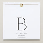 Bryan Anthonys Just For You Initial B Gold Necklace On Card