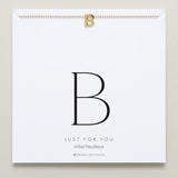Bryan Anthonys Just For You Initial B Gold Necklace On Card