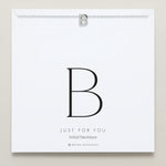 Bryan Anthonys Just For You Silver B Necklace On Card