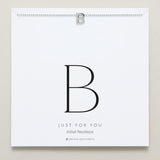 Bryan Anthonys Just For You Silver B Necklace On Card