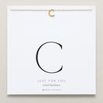 Bryan Anthonys Just For You Initial C Gold On Card