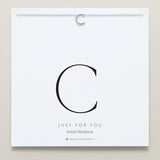 Bryan Anthonys Just For You Initial C Silver On Card