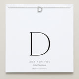 Bryan Anthonys Just For You Silver C Necklace On Card