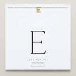 Bryan Anthonys Just For You Gold E Necklace On Card