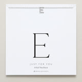 Bryan Anthonys Just For You Initial E Silver On CardBryan Anthonys Just For You Silver E Necklace On Card