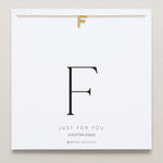 Bryan Anthonys Just For You Gold F Necklace On Card