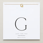Bryan Anthonys Just For You Gold G Necklace On Card