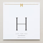 Bryan Anthonys Just For You Gold H Necklace On Card