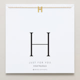 Bryan Anthonys Just For You Gold H Necklace On Card