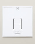 Bryan Anthonys Just For You Silver H Necklace On Card