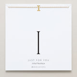 Bryan Anthonys Just For You Gold I Necklace On Card