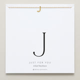 Bryan Anthonys Just For You Gold J Necklace On Card