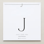 Bryan Anthonys Just For You Silver J Necklace On Card