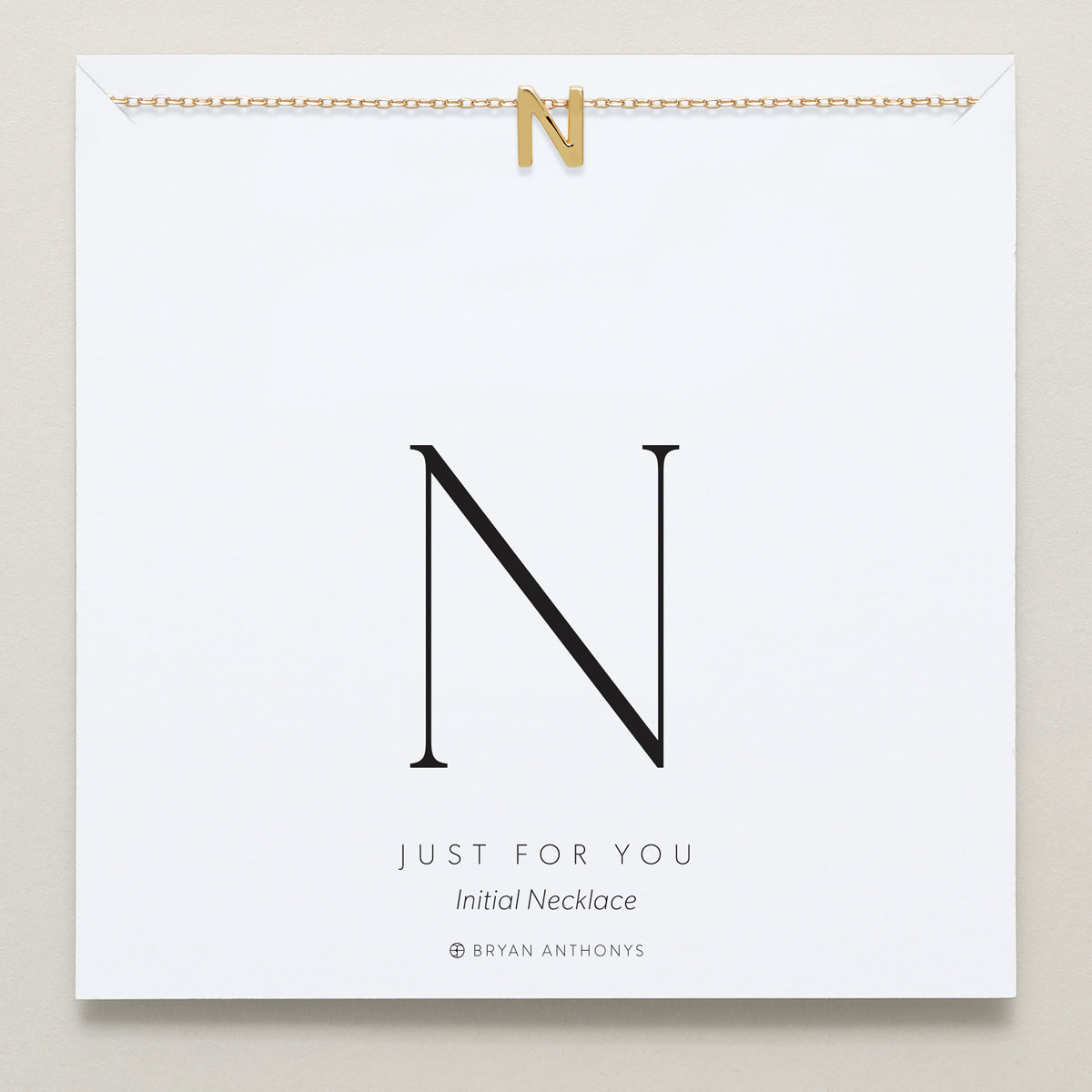 Bryan Anthonys Just For You Gold N Necklace On Card