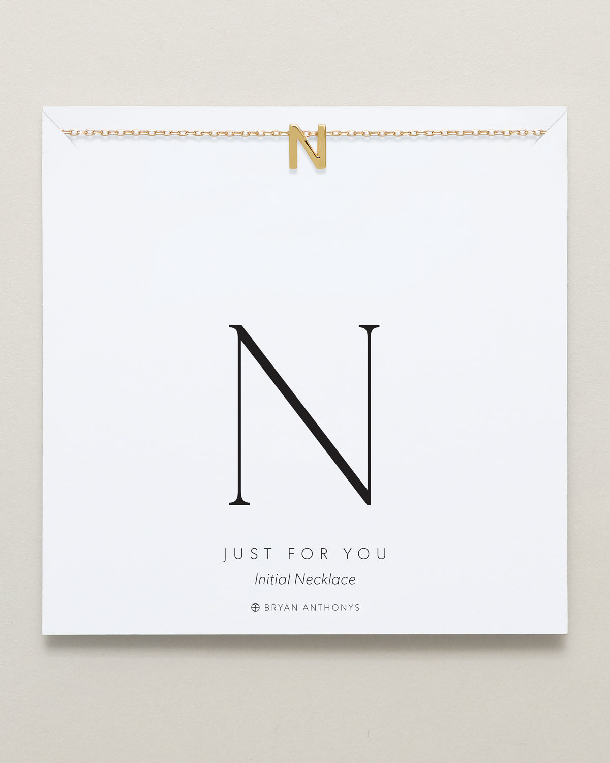 Bryan Anthonys Just For You Gold N Necklace On Card