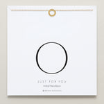 Bryan Anthonys Just For You Gold O Necklace On Card