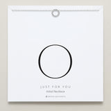 Bryan Anthonys Just For You Silver O Necklace On Card