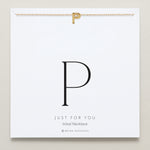 Bryan Anthonys Just For You Gold P Necklace On Card