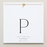 Bryan Anthonys Just For You Gold P Necklace On Card