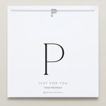 Bryan Anthonys Just For You Silver P Necklace On Card