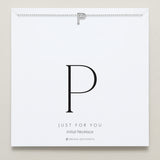 Bryan Anthonys Just For You Silver P Necklace On Card