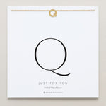 Bryan Anthonys Just For You Gold Q Necklace On Card