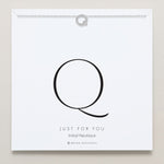 Bryan Anthonys Just For You Silver Q Necklace On Card