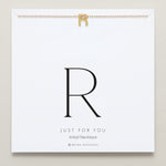 Bryan Anthonys Just For You Gold R Necklace On Card