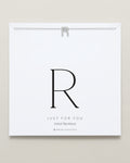 Bryan Anthonys Just For You Silver R Necklace On Card