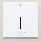 Bryan Anthonys Just For You Gold T Necklace On Card
