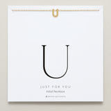 Bryan Anthonys Just For You Gold U Necklace On Card
