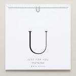 Bryan Anthonys Just For You Silver U Necklace On Card