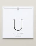 Bryan Anthonys Just For You Silver U Necklace On Card