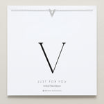 Bryan Anthonys Just For You Silver V Necklace On Card