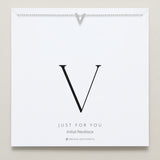 Bryan Anthonys Just For You Silver V Necklace On Card