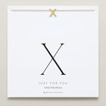 Bryan Anthonys Just For You Gold X Necklace On Card