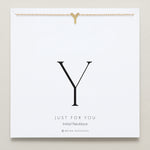 Bryan Anthonys Just For You Gold Y Necklace On Card