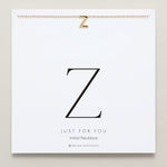 Bryan Anthonys Just For You Gold Z Necklace On Card